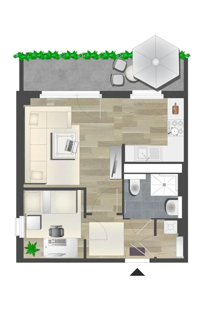 2 Zimmer Wohnung mit 36 m² in Chemnitz – Bild 7