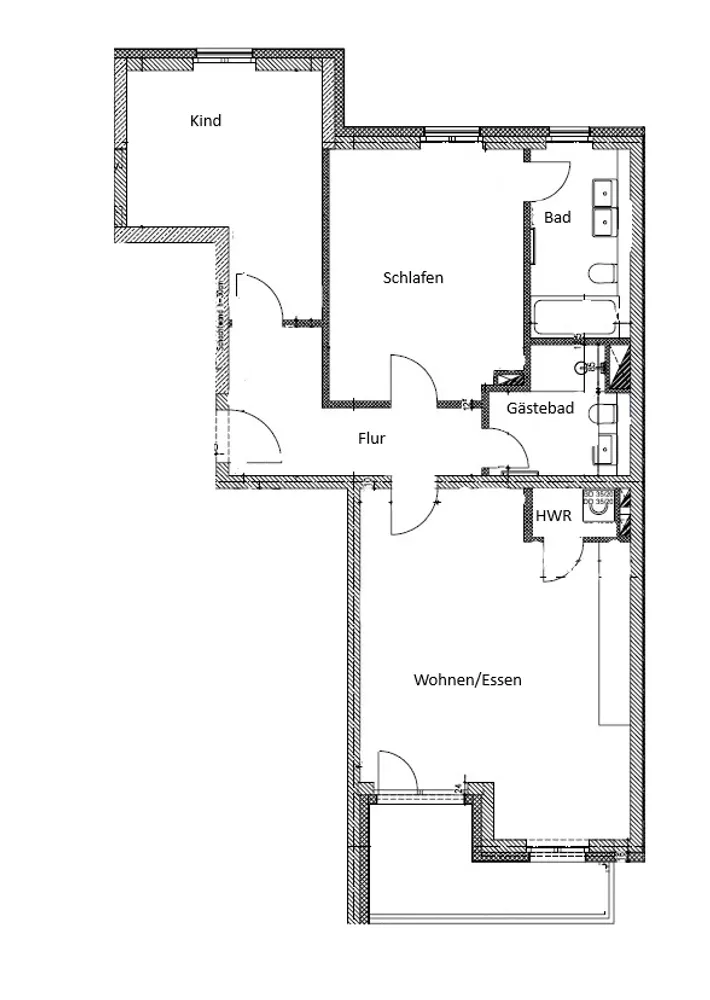 3 Zimmer Wohnung mit 89 m² in Leipzig – Bild 2
