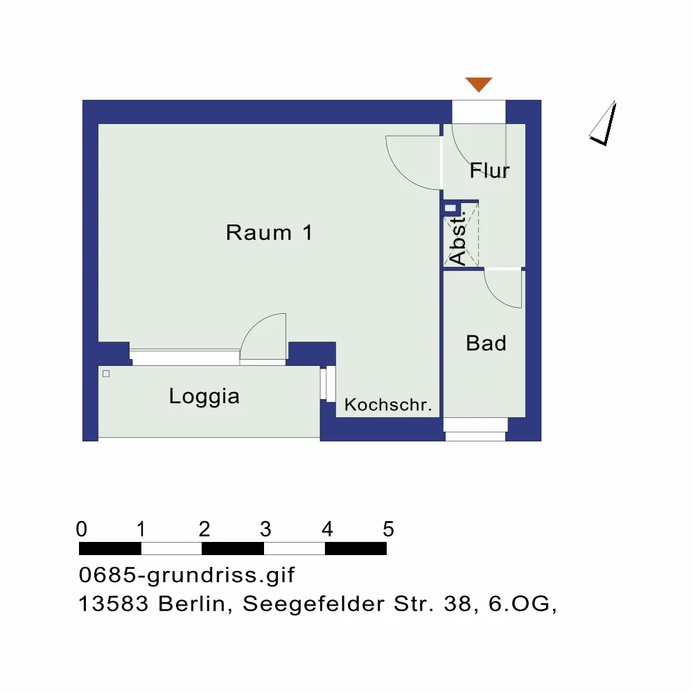 1 room apartment with 31 m² in Berlin – Photo 5