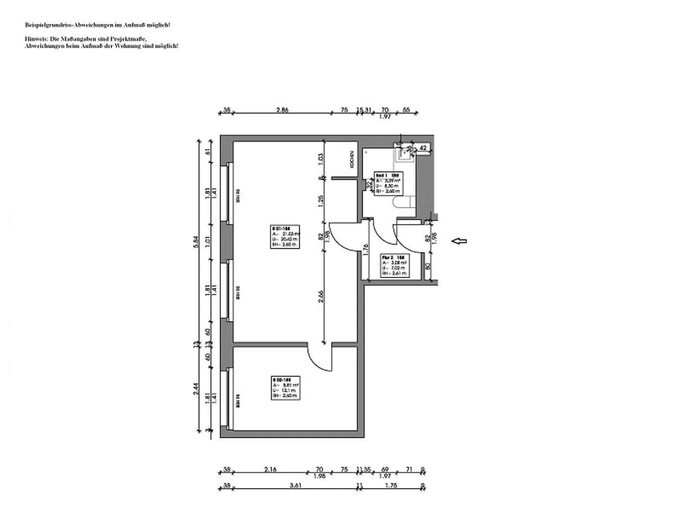 2 Zimmer Wohnung mit 39 m² in Halle (Saale) – Bild 6