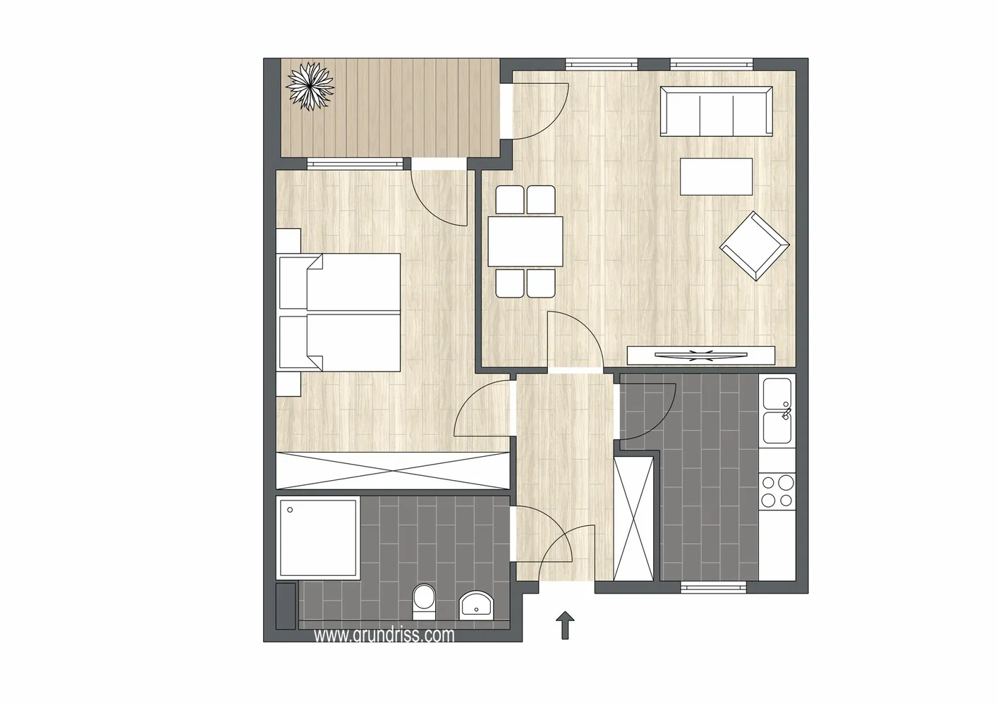 2 Zimmer Wohnung mit 59 m² in Solingen – Bild 7