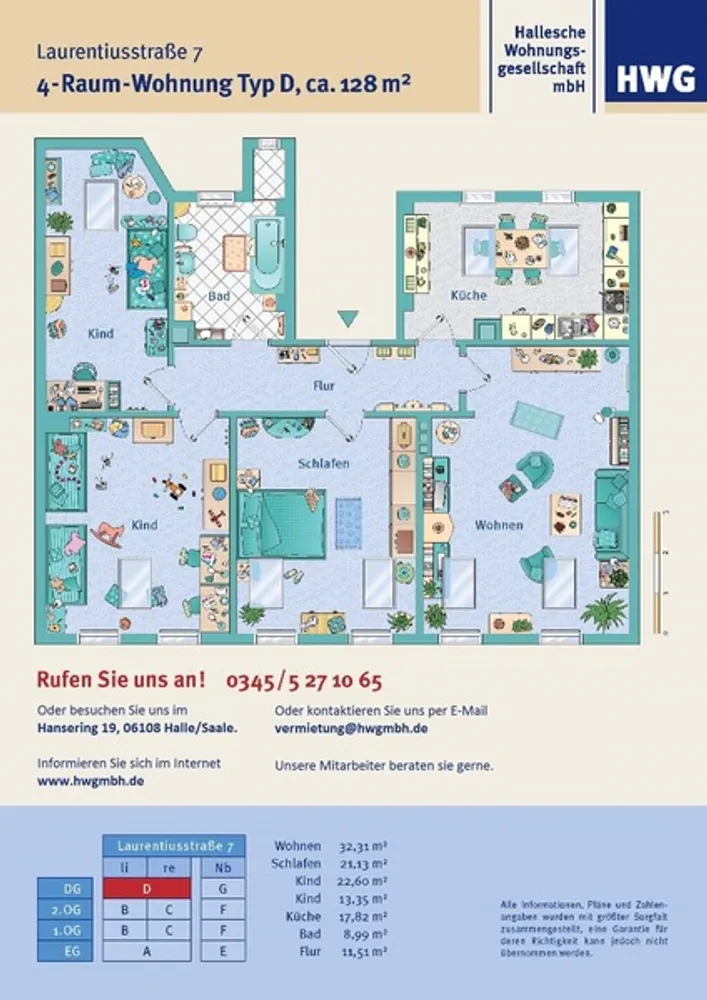 4 Zimmer Wohnung mit 124 m² in Halle (Saale) – Bild 5