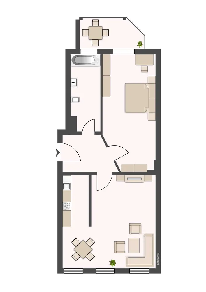 2 Zimmer Wohnung mit 52 m² in Leipzig – Bild 3