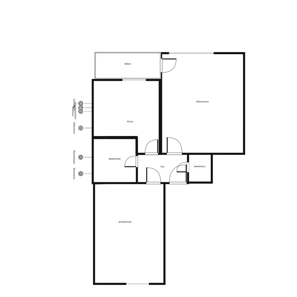 2 Zimmer Wohnung mit 54 m² in Frankfurt am Main – Bild 1