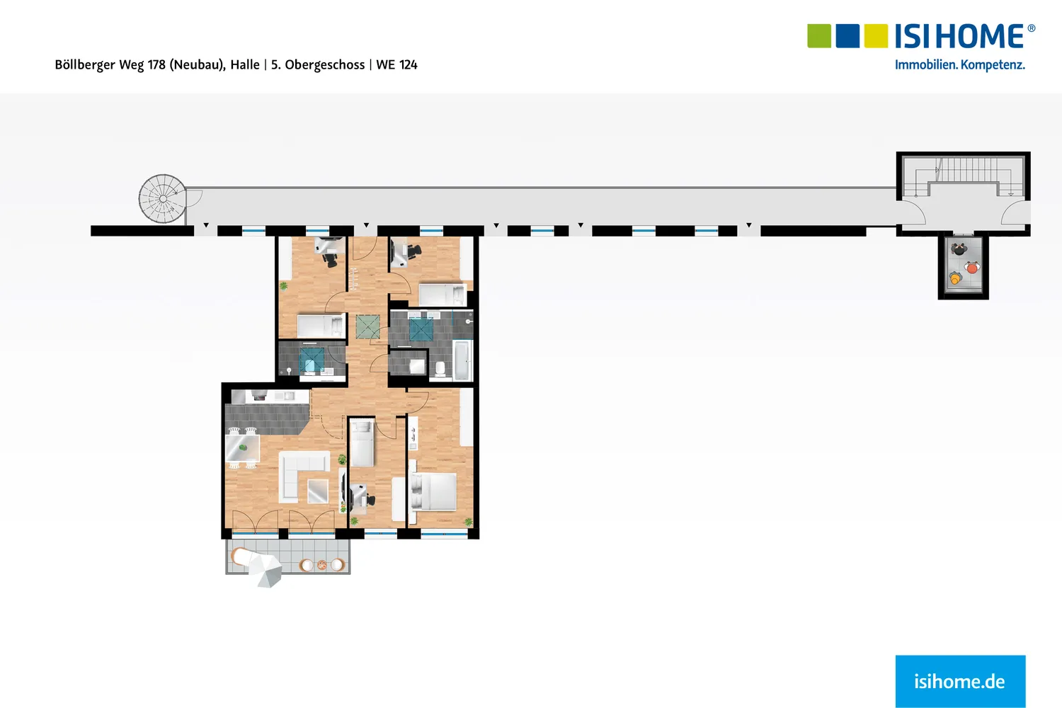 5 Zimmer Wohnung mit 114 m² in Halle (Saale) – Bild 8