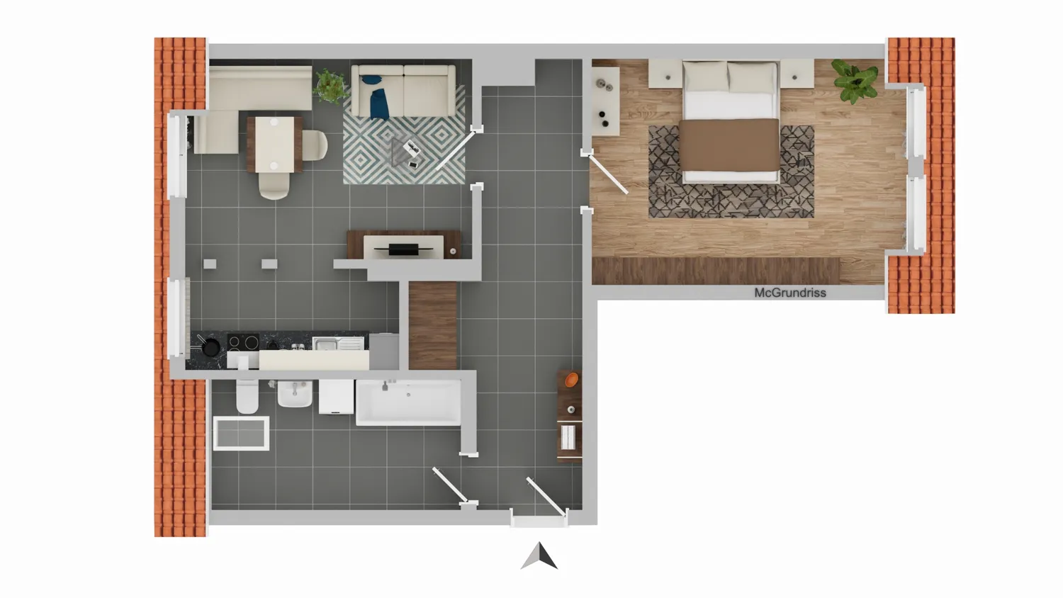 2 Zimmer Wohnung mit 60 m² in Halle (Saale) – Bild 12