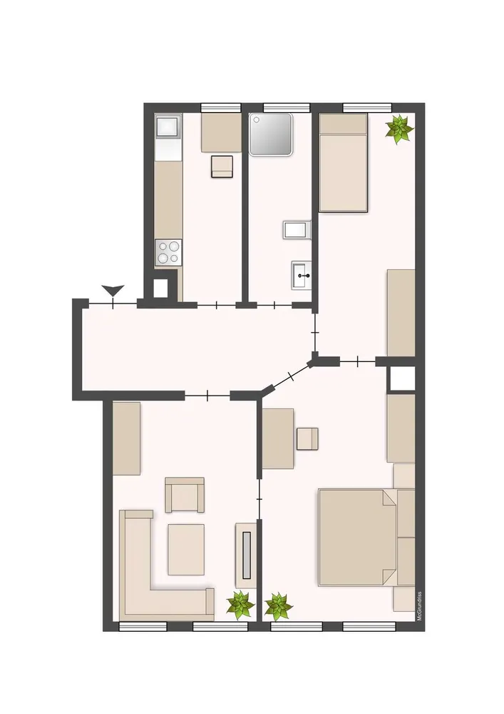 3 Zimmer Wohnung mit 80 m² in Leipzig – Bild 12