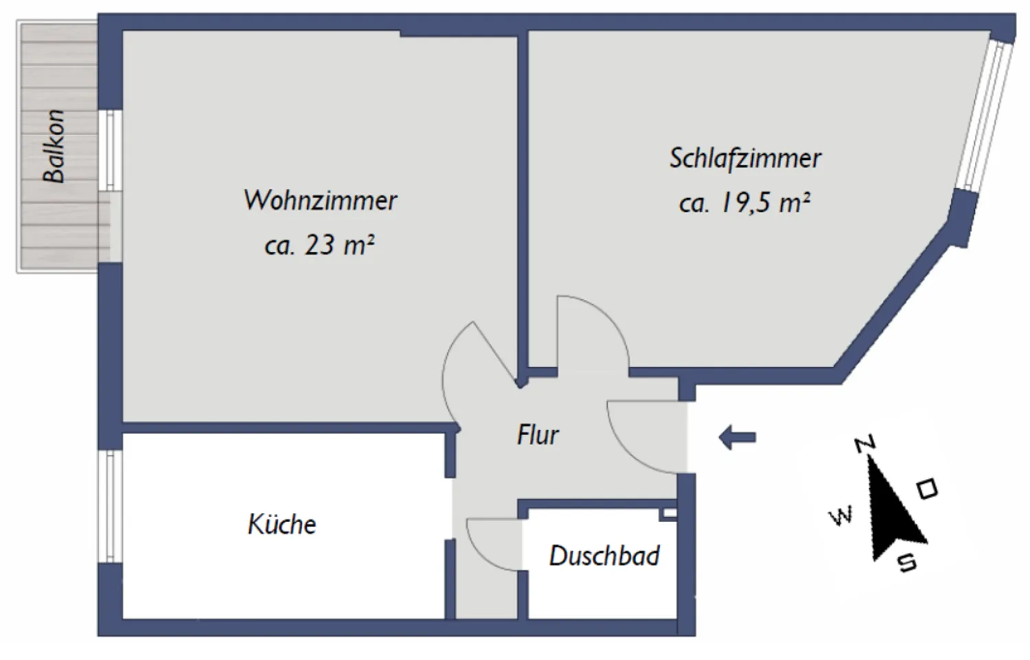 2 Zimmer Wohnung mit 62 m² in Hamburg – Bild 7