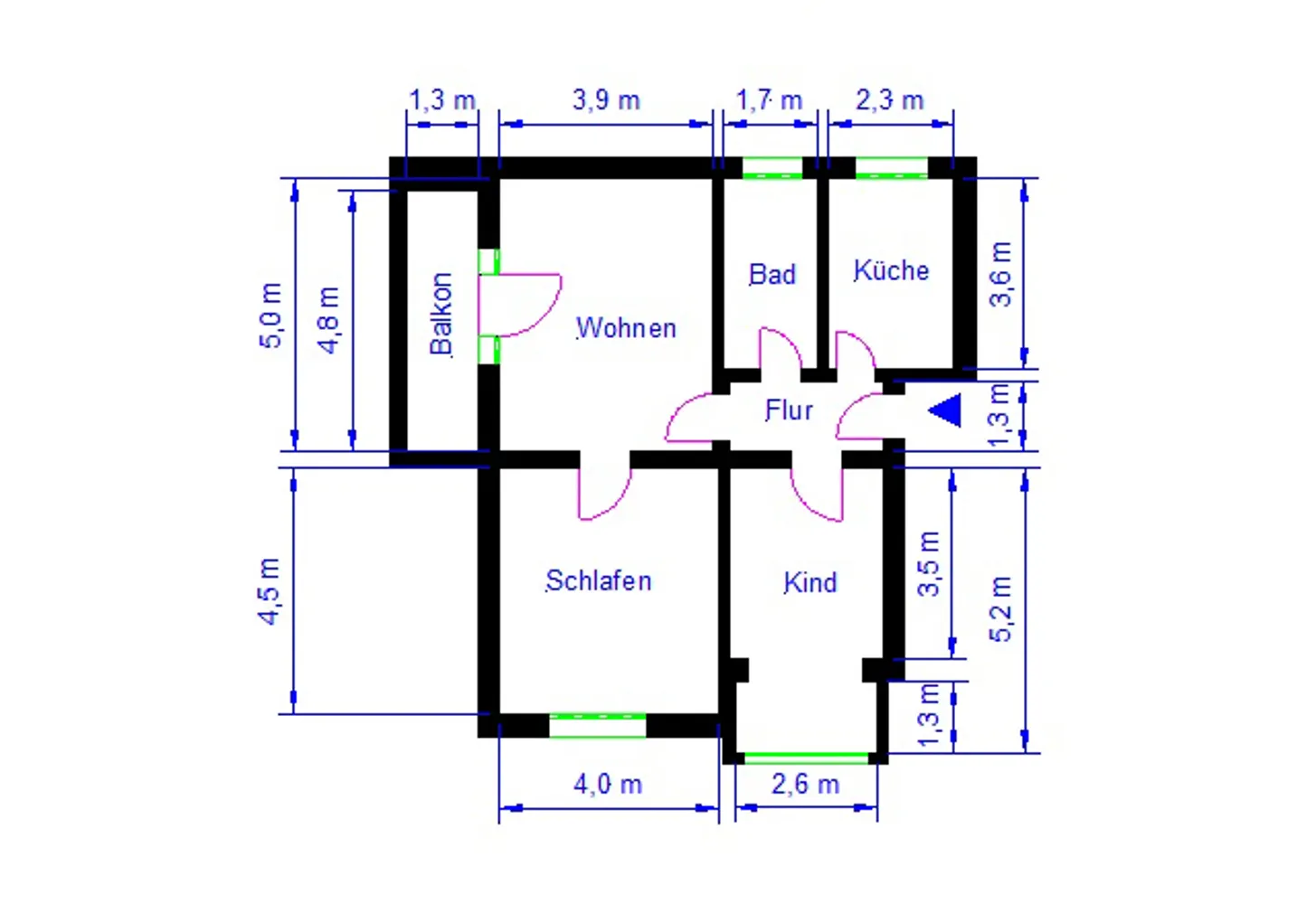 3 Zimmer Wohnung mit 71 m² in Magdeburg – Bild 4