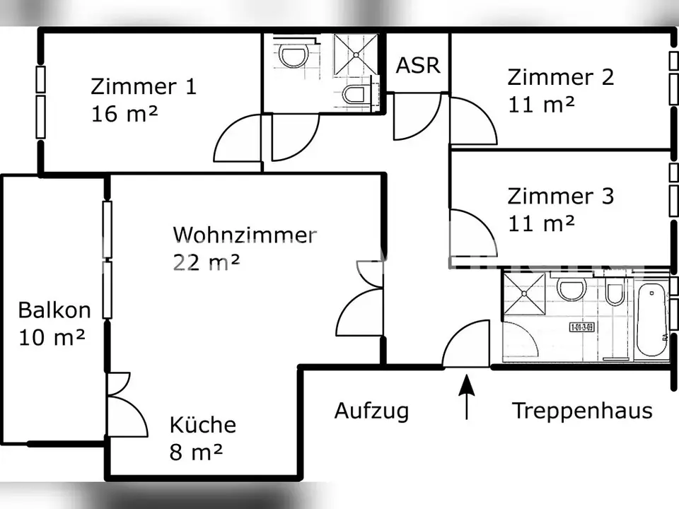 3 Zimmer Wohnung mit 64 m² in Dresden – Bild 8