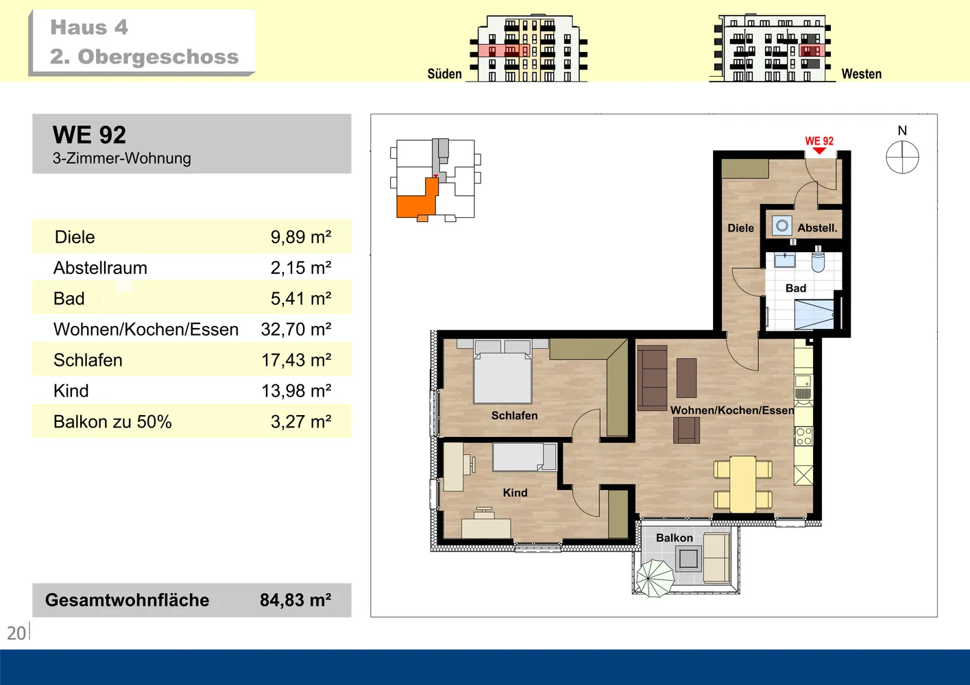3 Zimmer Wohnung mit 85 m² in Braunschweig – Bild 10
