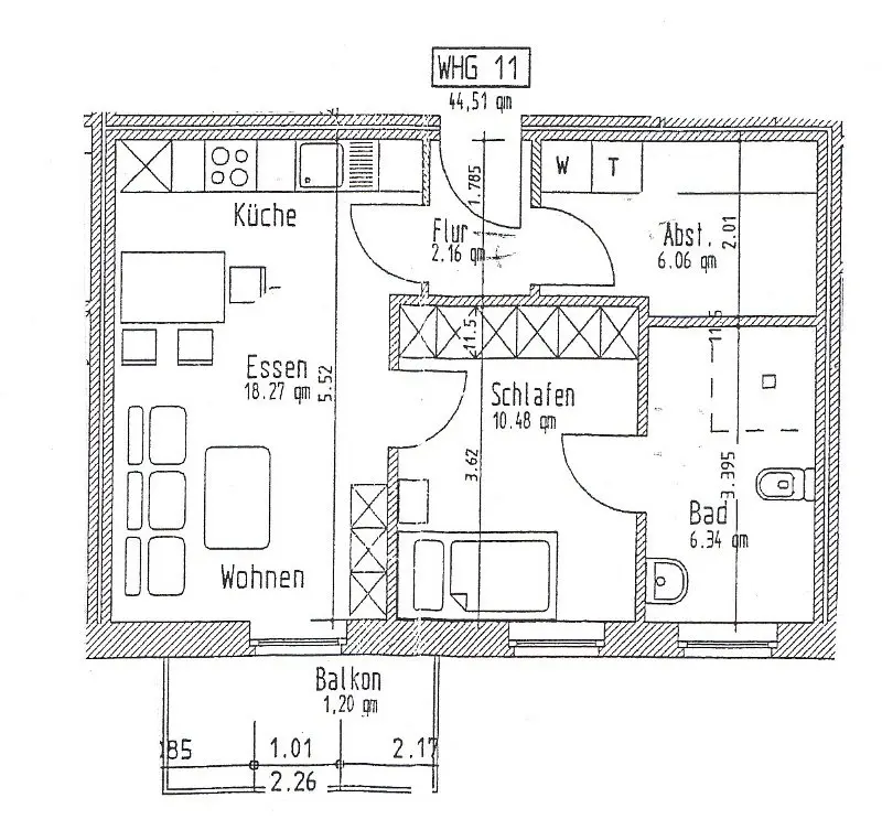 2 Zimmer Wohnung mit 45 m² in Coesfeld – Bild 5