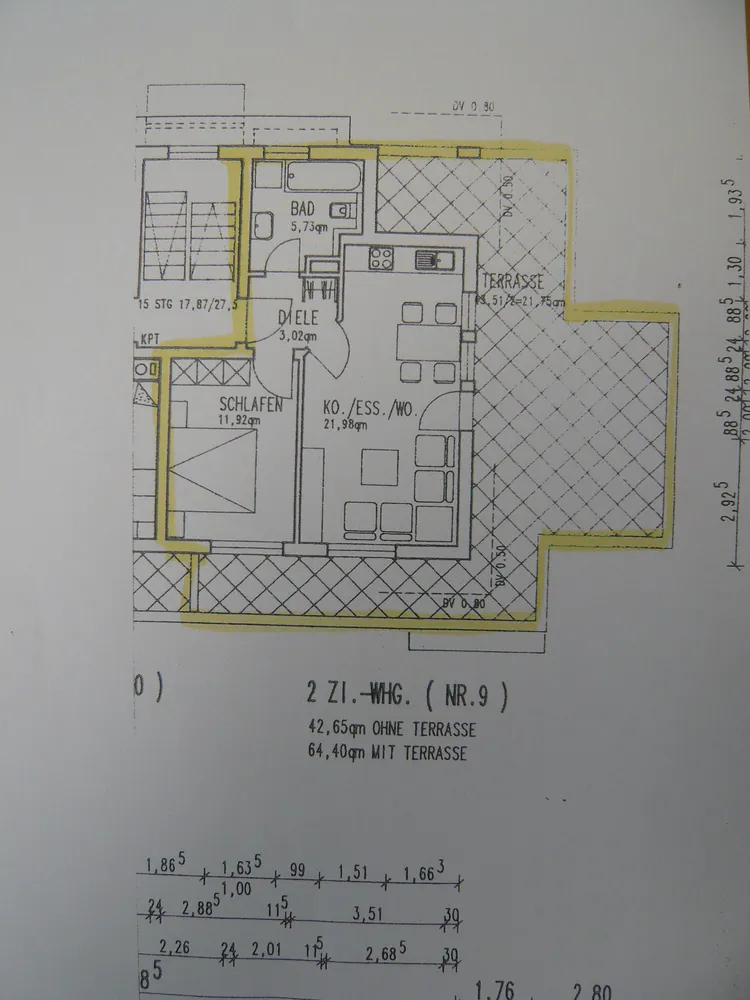 2 room apartment with 64 m² in Biberach an der Riß – Photo 1