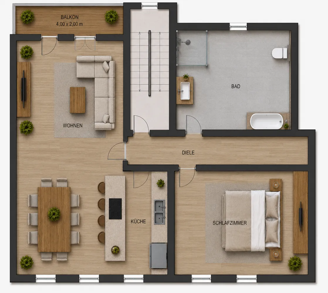 2 Zimmer Wohnung mit 88 m² in Mülheim an der Ruhr – Bild 8