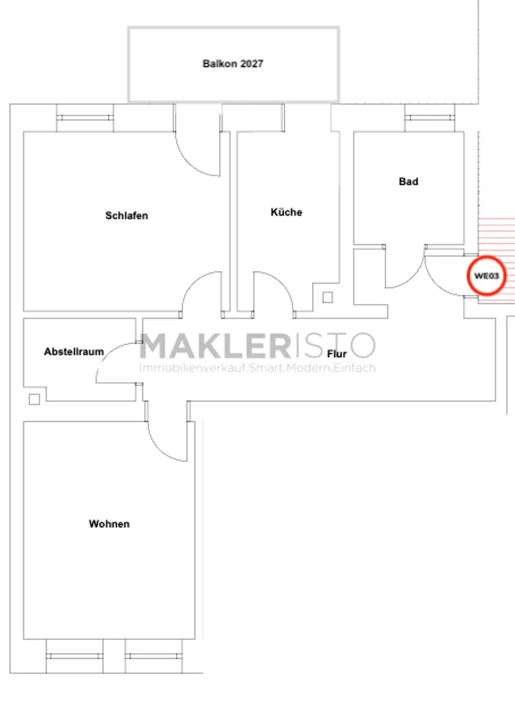 2 Zimmer Wohnung mit 70 m² in Leipzig – Bild 11