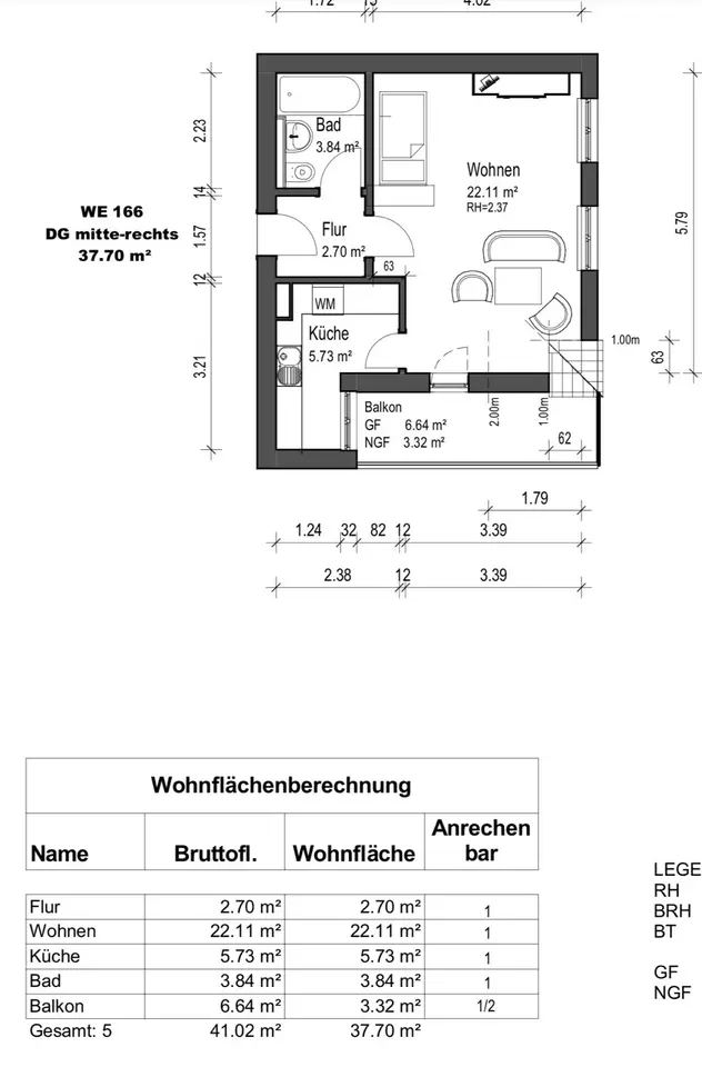 2 Zimmer Wohnung mit 38 m² in Leipzig – Bild 3
