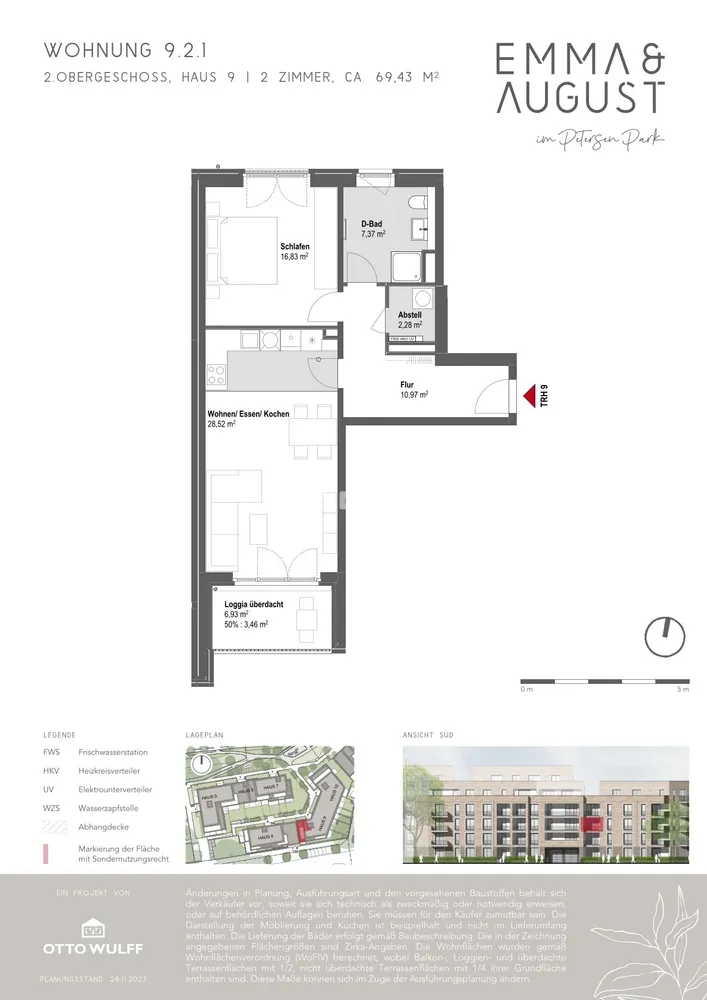 2 Zimmer Wohnung mit 70 m² in Hamburg – Bild 7