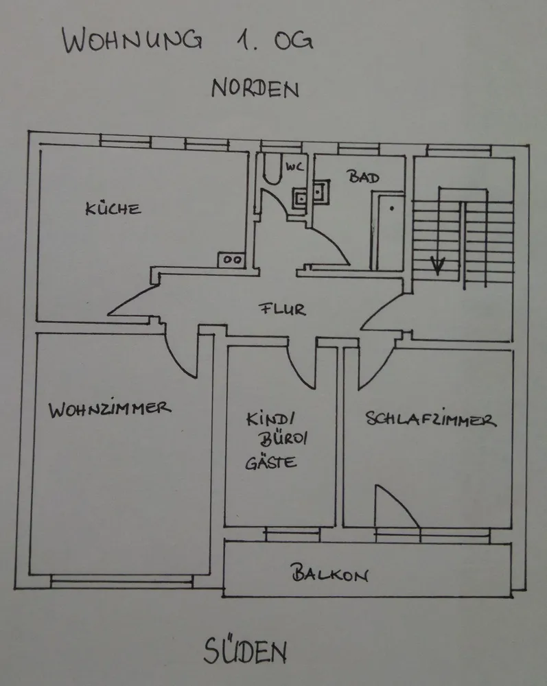 3 Zimmer Wohnung mit 86 m² in Freising – Bild 1