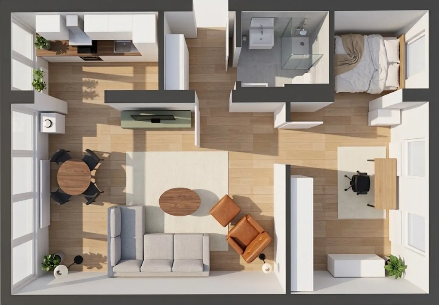 2 Zimmer Wohnung mit 55 m² in Aachen – Bild 4