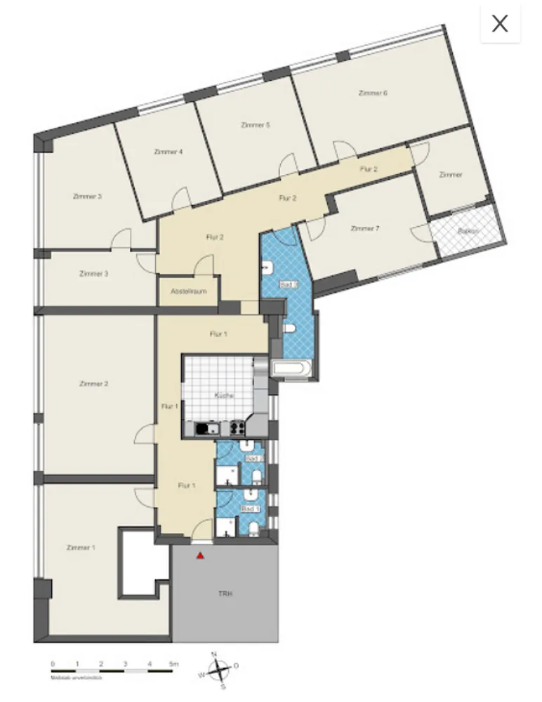 7 Zimmer Wohnung mit 45 m² in Essen – Bild 10
