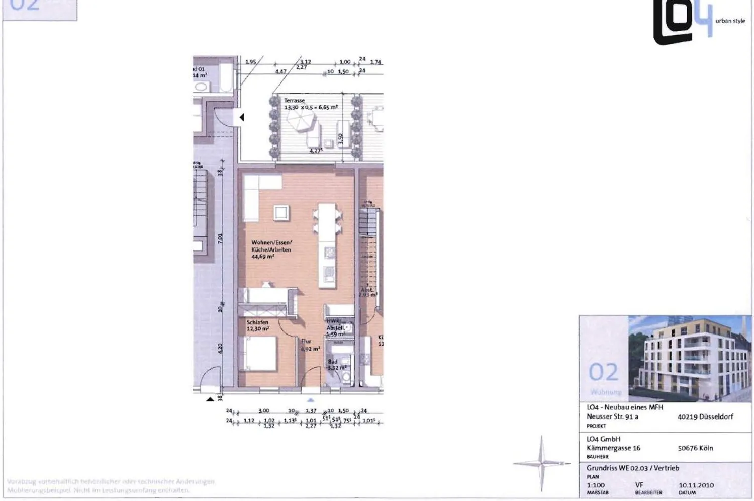 2 Zimmer Wohnung mit 74 m² in Düsseldorf – Bild 9