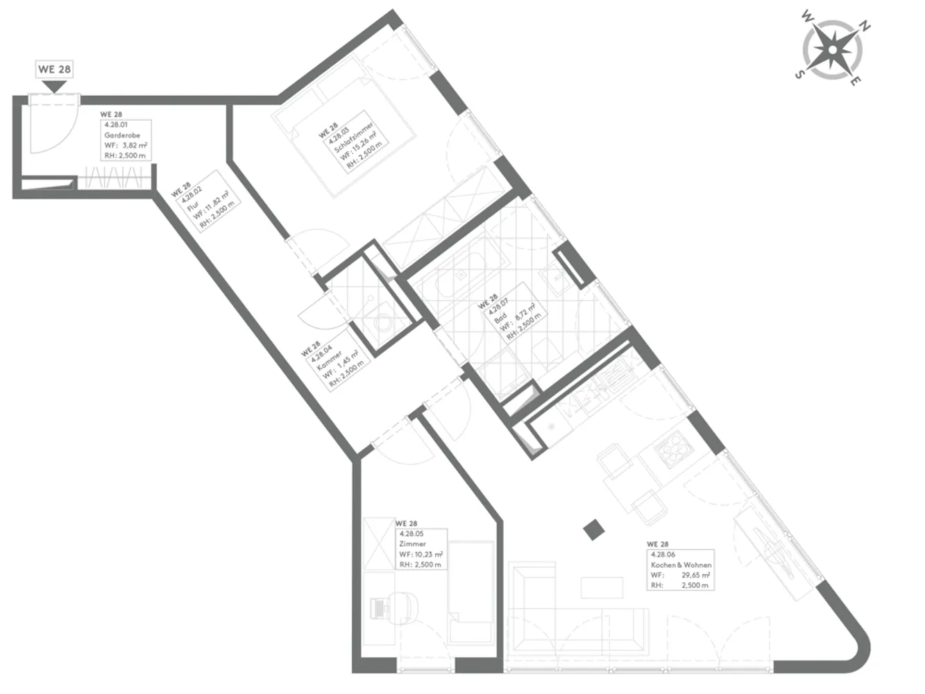3 Zimmer Wohnung mit 81 m² in Leipzig – Bild 2
