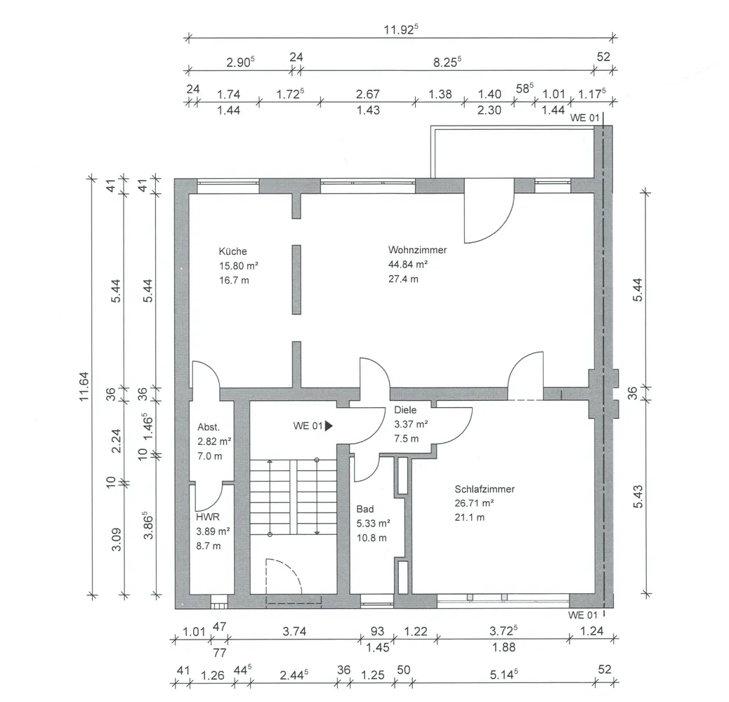 2 Zimmer Wohnung mit 102 m² in Aachen – Bild 2