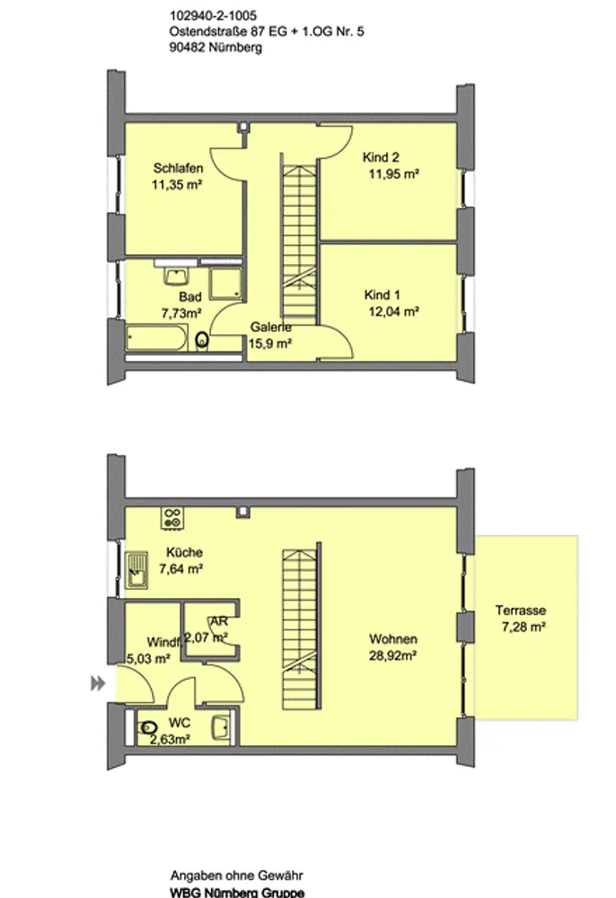 4 Zimmer Wohnung mit 113 m² in Nürnberg – Bild 8