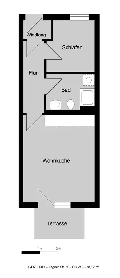 2 Zimmer Wohnung mit 38 m² in Hannover – Bild 7
