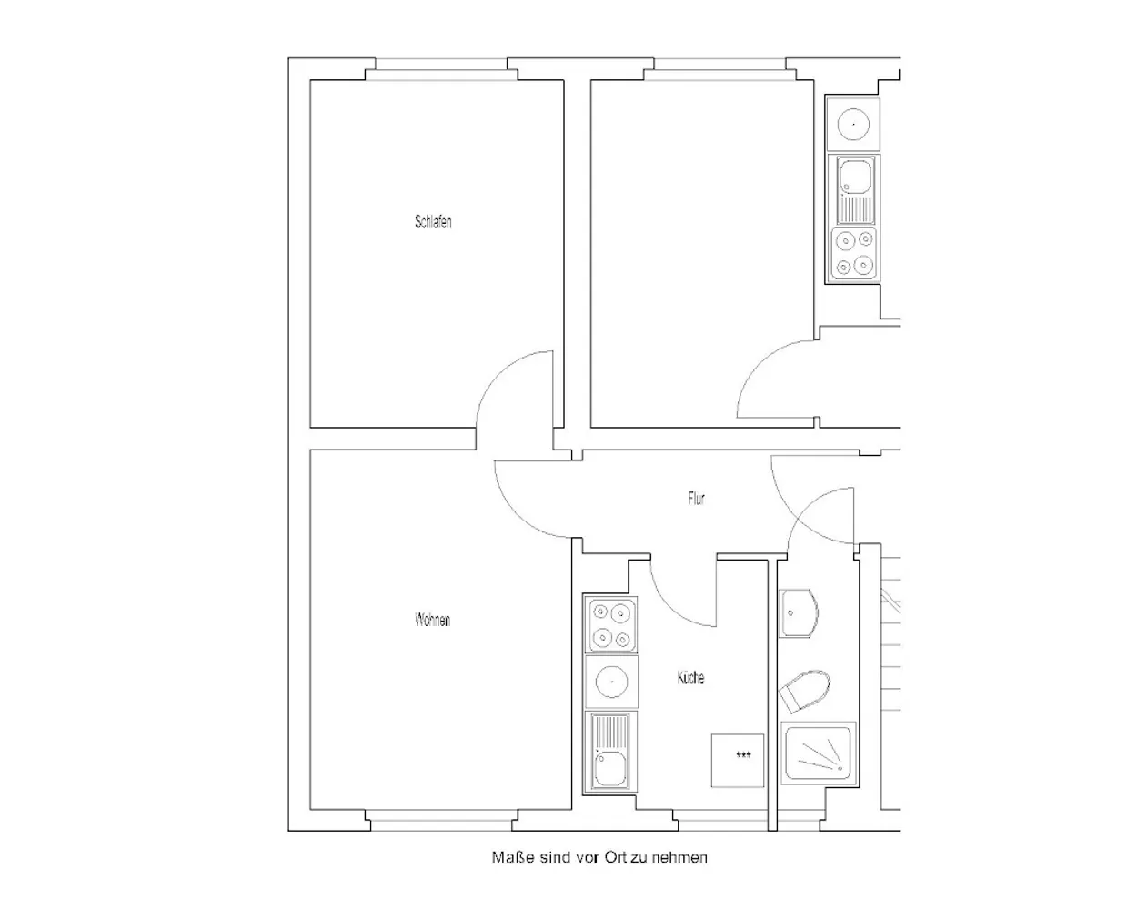 2 room apartment with 35 m² in Brunswick – Photo 3