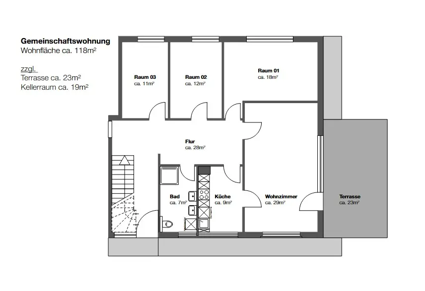 WG-Zimmer mit 11 m² in Coesfeld – Bild 8