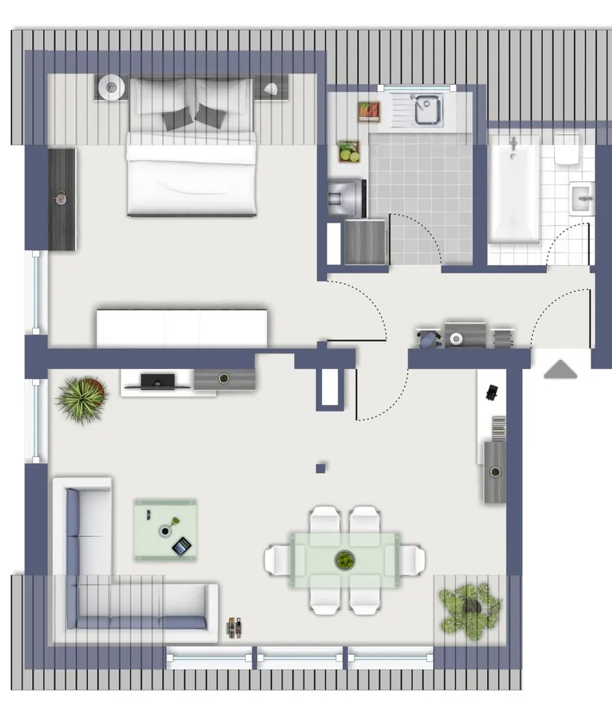 2 Zimmer Wohnung mit 48 m² in Köln – Bild 8