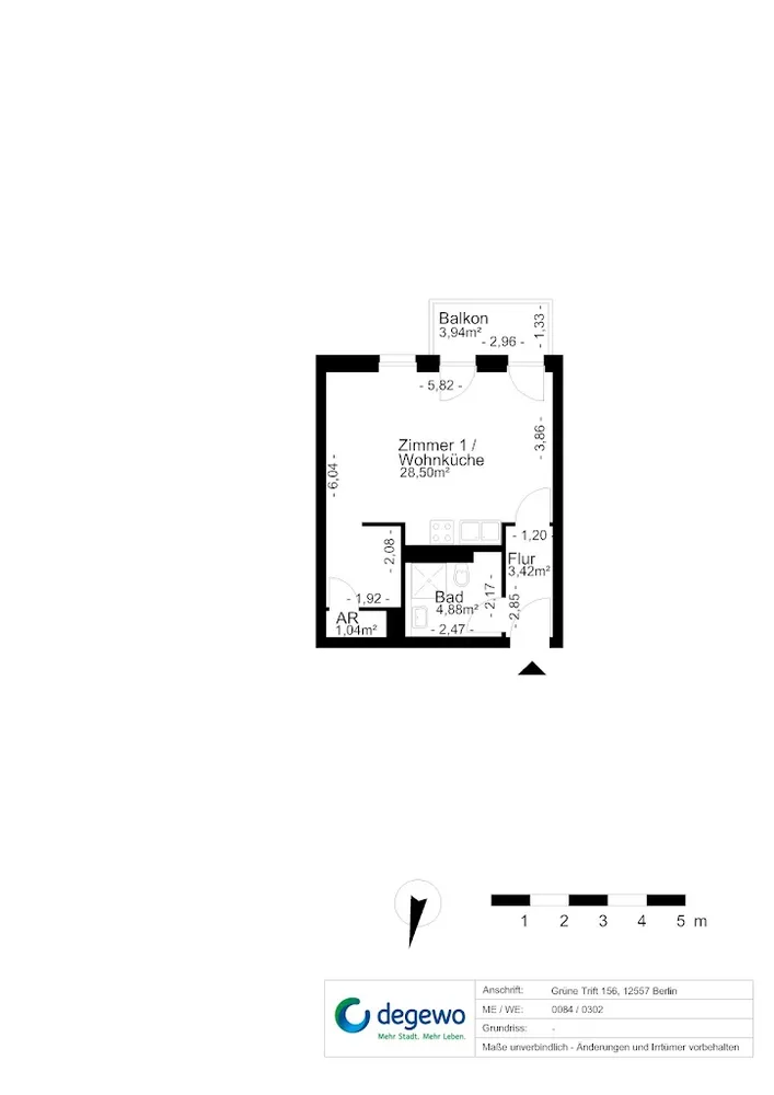 1 room apartment with 40 m² in Berlin – Photo 6