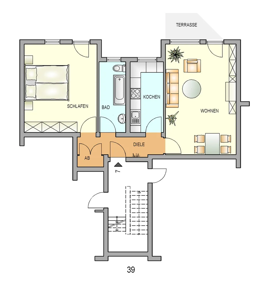 2 Zimmer Wohnung mit 66 m² in Remscheid – Bild 3