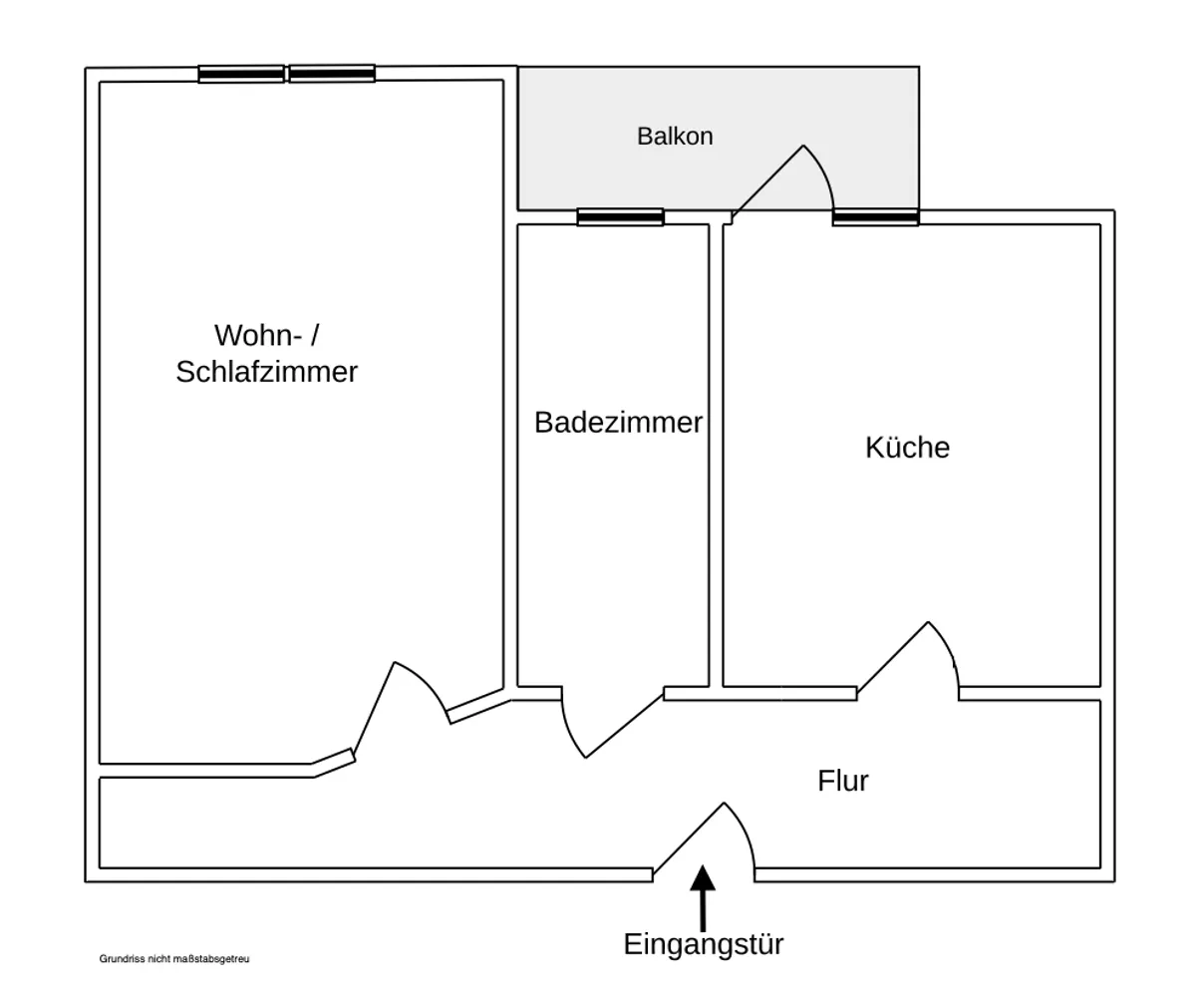1 Zimmer Wohnung mit 37 m² in Hamburg – Bild 8