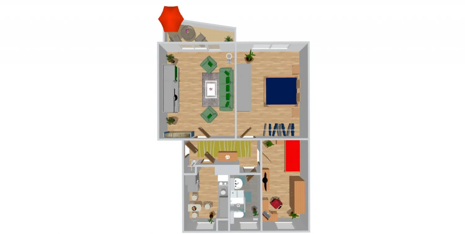 3 Zimmer Wohnung mit 60 m² in Chemnitz – Bild 2
