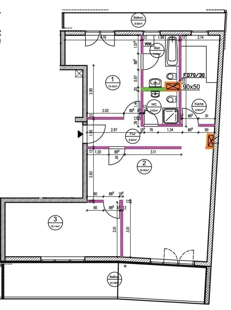 3 Zimmer Wohnung mit 113 m² in Berlin – Bild 10