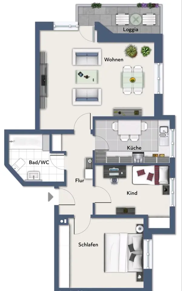 3 Zimmer Wohnung mit 80 m² in Ibbenbüren – Bild 6