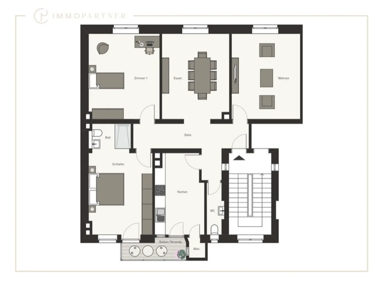 4 Zimmer Wohnung mit 110 m² in Stuttgart – Bild 4
