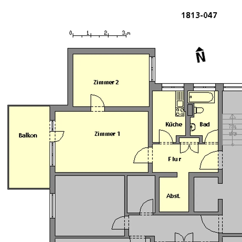 2 Zimmer Wohnung mit 51 m² in Esslingen am Neckar – Bild 1
