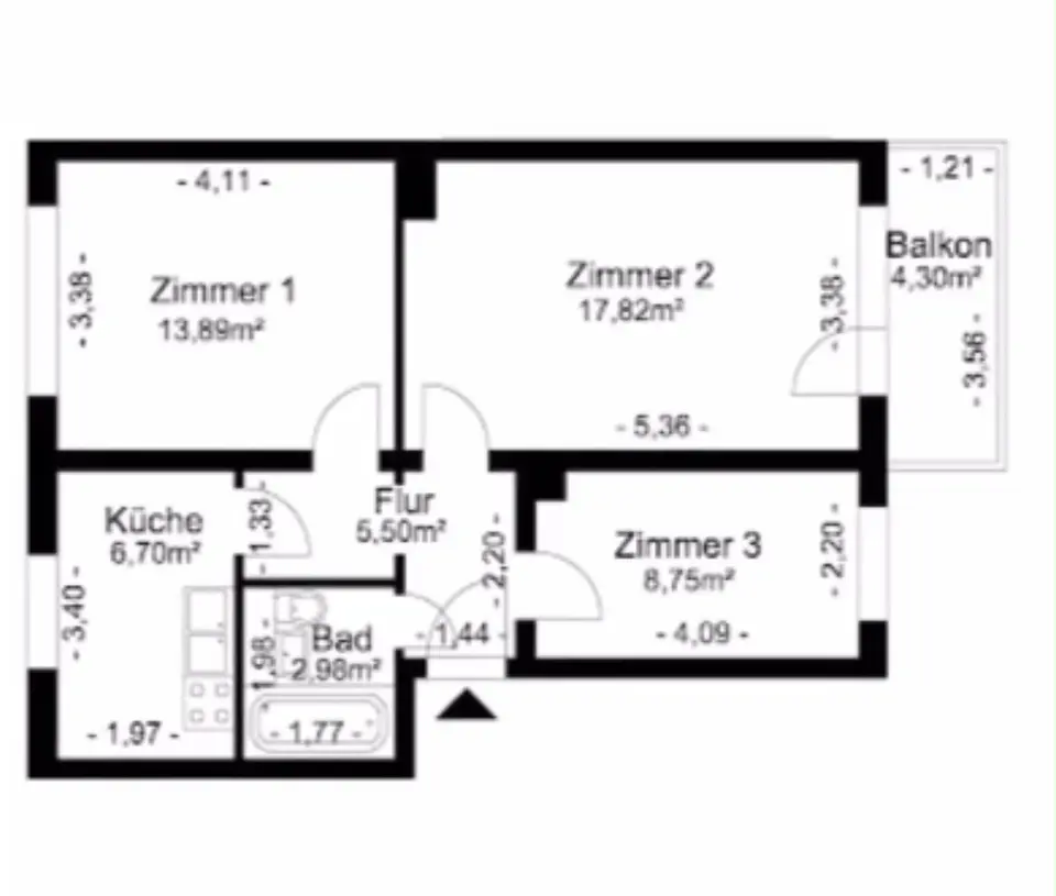 WG-Zimmer mit 57 m² in Berlin – Bild 5