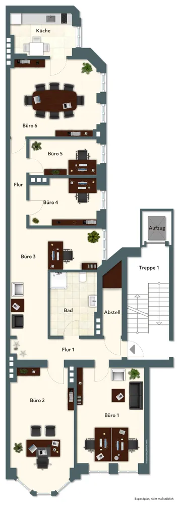 5 Zimmer Wohnung mit 120 m² in Magdeburg – Bild 3