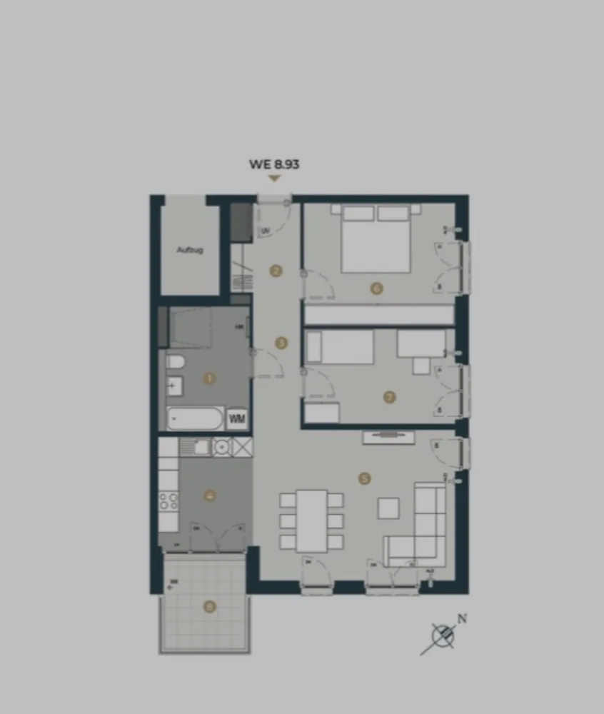 3 Zimmer Wohnung mit 85 m² in Bonn – Bild 4