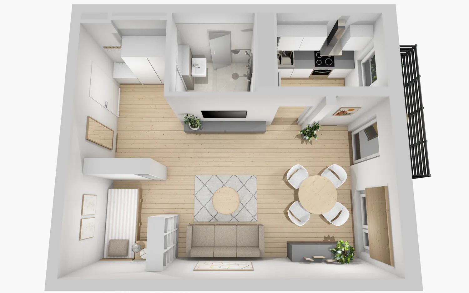 1 Zimmer Wohnung mit 43 m² in Erkrath – Bild 2