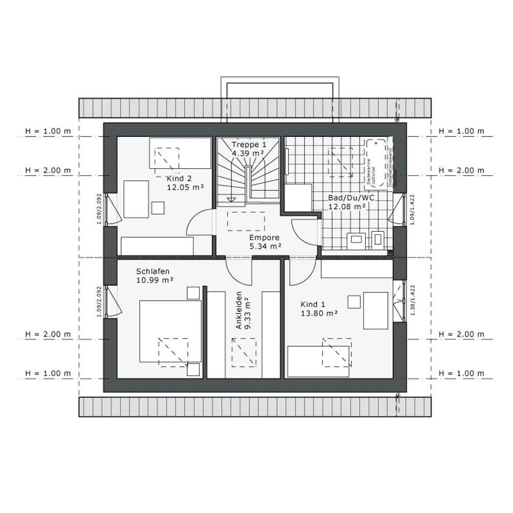 5 Zimmer Haus mit 136 m² in Wuppertal – Bild 3
