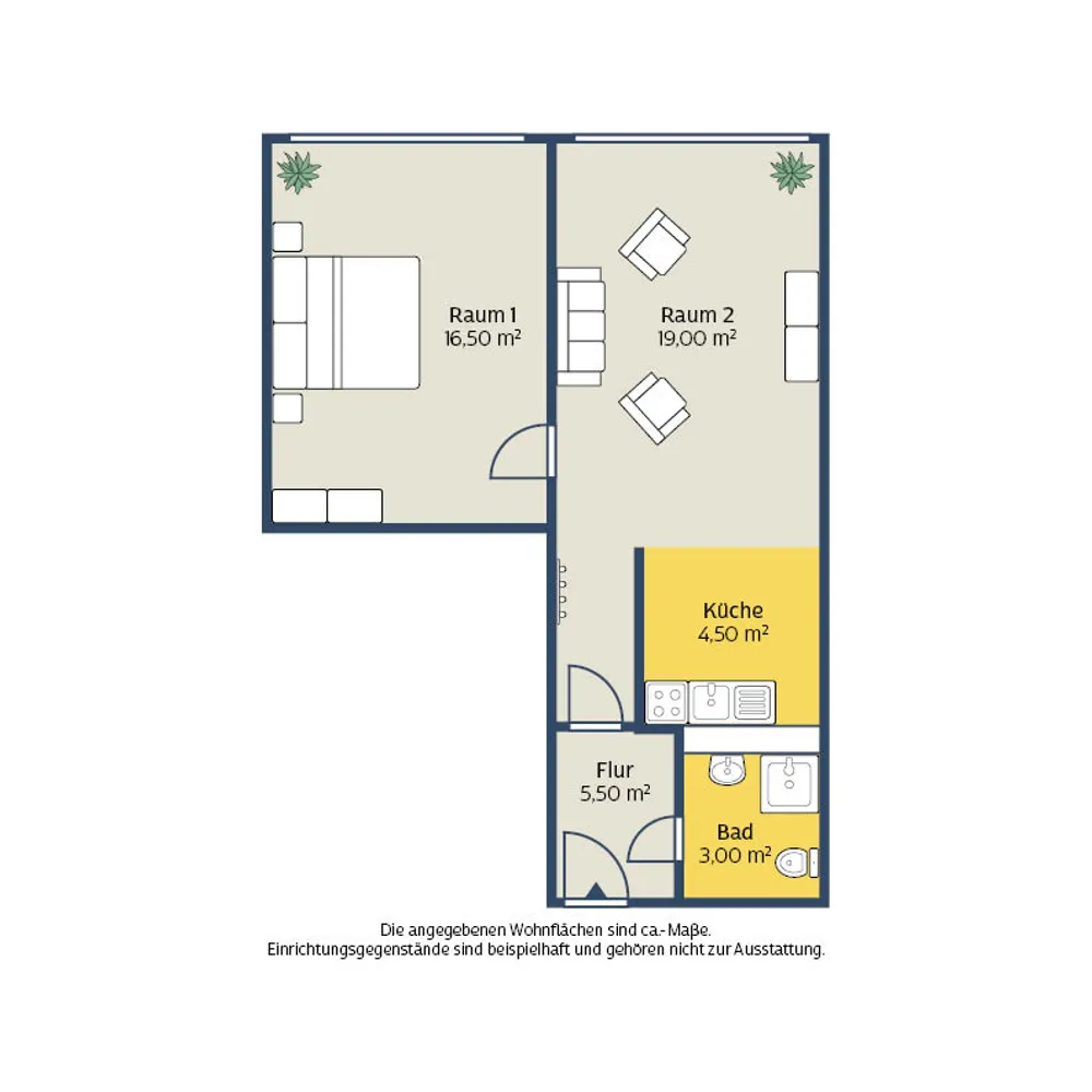 2 Zimmer Wohnung mit 48 m² in Leipzig – Bild 3