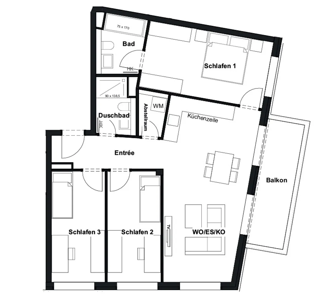 3 Zimmer Wohnung mit 86 m² in Berlin – Bild 6