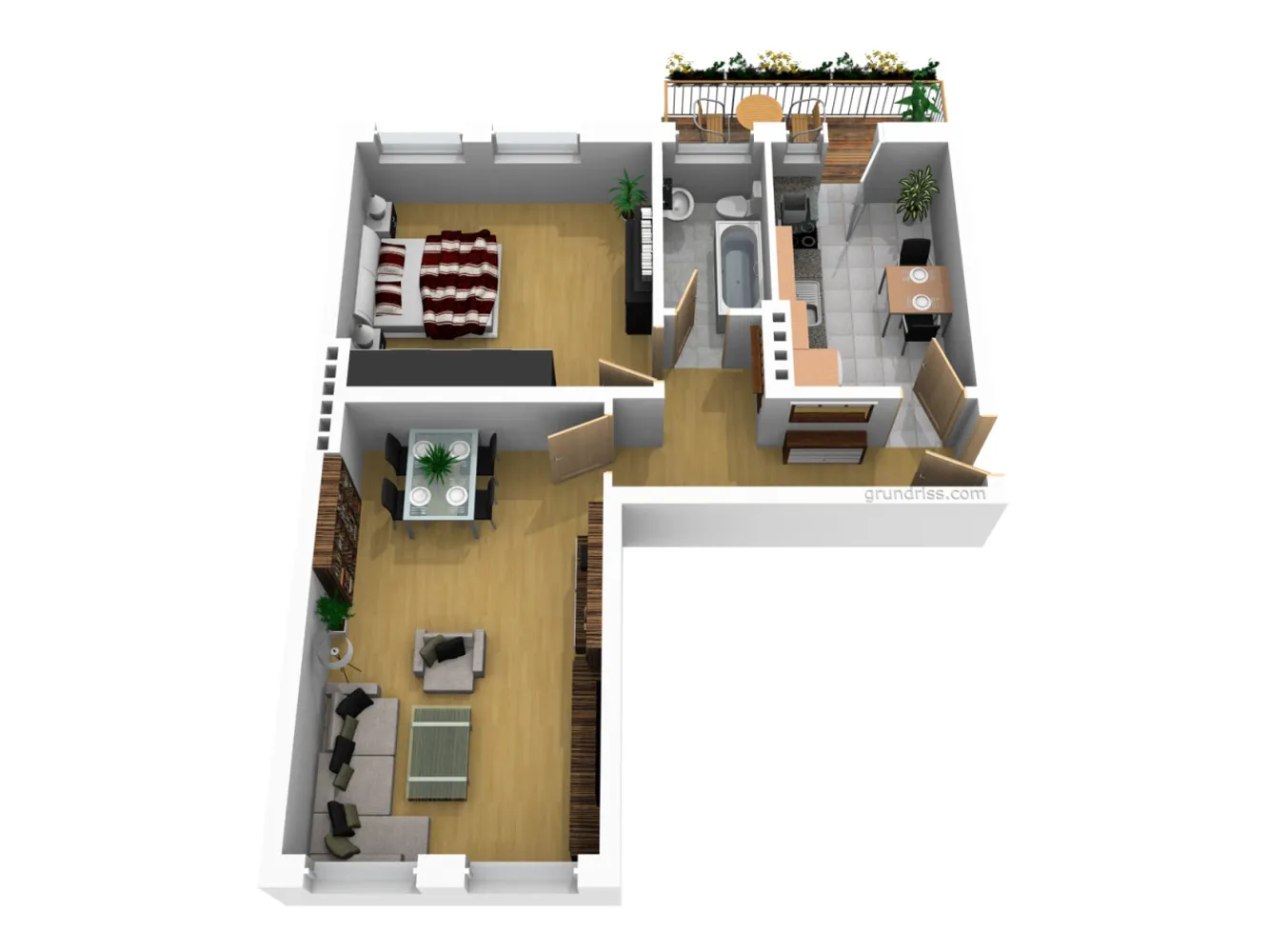 2 Zimmer Wohnung mit 64 m² in Magdeburg – Bild 2