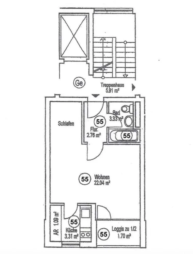 1 Zimmer Wohnung mit 34 m² in Hannover – Bild 9