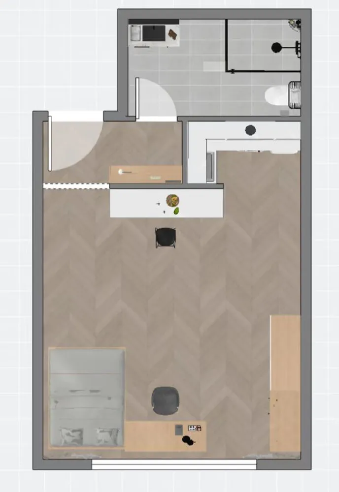 1 Zimmer Wohnung mit 20 m² in Stuttgart – Bild 11
